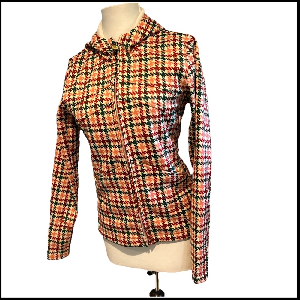 Burton Softshell hoodie jacket Houndstooth City of Manchester size M